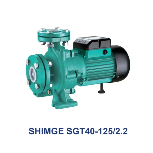 پمپ سانتریفیوژ زمینی سه فاز شیمجه مدل SHIMGE SGT40-125/2.2