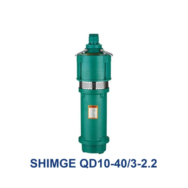 کفکش مکش بالا 44 متری 3 اسب 2 اینچ شیمجه مدل SHIMGE QD10-40/3-2.2