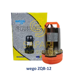 پمپ کفکش بدنه استیل 12 ولت 1 اینچ 11 متری ویگو مدل Wego ZQB-12