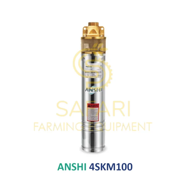 پمپ شناور 1 اینچ 58 متری تک فاز آنشی مدل ANSHI 4SKM100