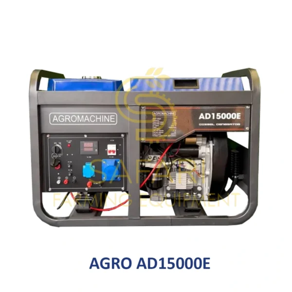 موتور برق دیزلی استارتی 12.8 کیلووات اگرو مدل AGRO AD15000E