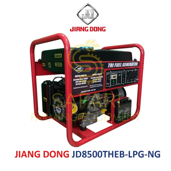 موتور برق سه گانه سوز[بنزین،گازشهری،گازکپسول] 8500 وات جیانگ دانگ مدل JIANG DONG JD8500THEB-LPG-NG