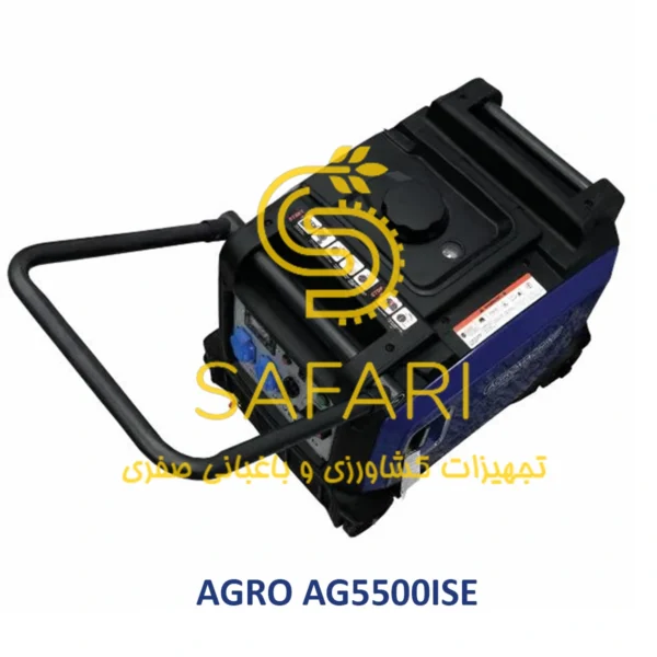 موتور برق بنزینی سایلنت اینورتری استارتی 4.5 کیلووات با موتور 1240-Fi سری IS اگرو مدل AGRO AG5500ISE